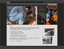 Tablet Screenshot of jprwelding.com